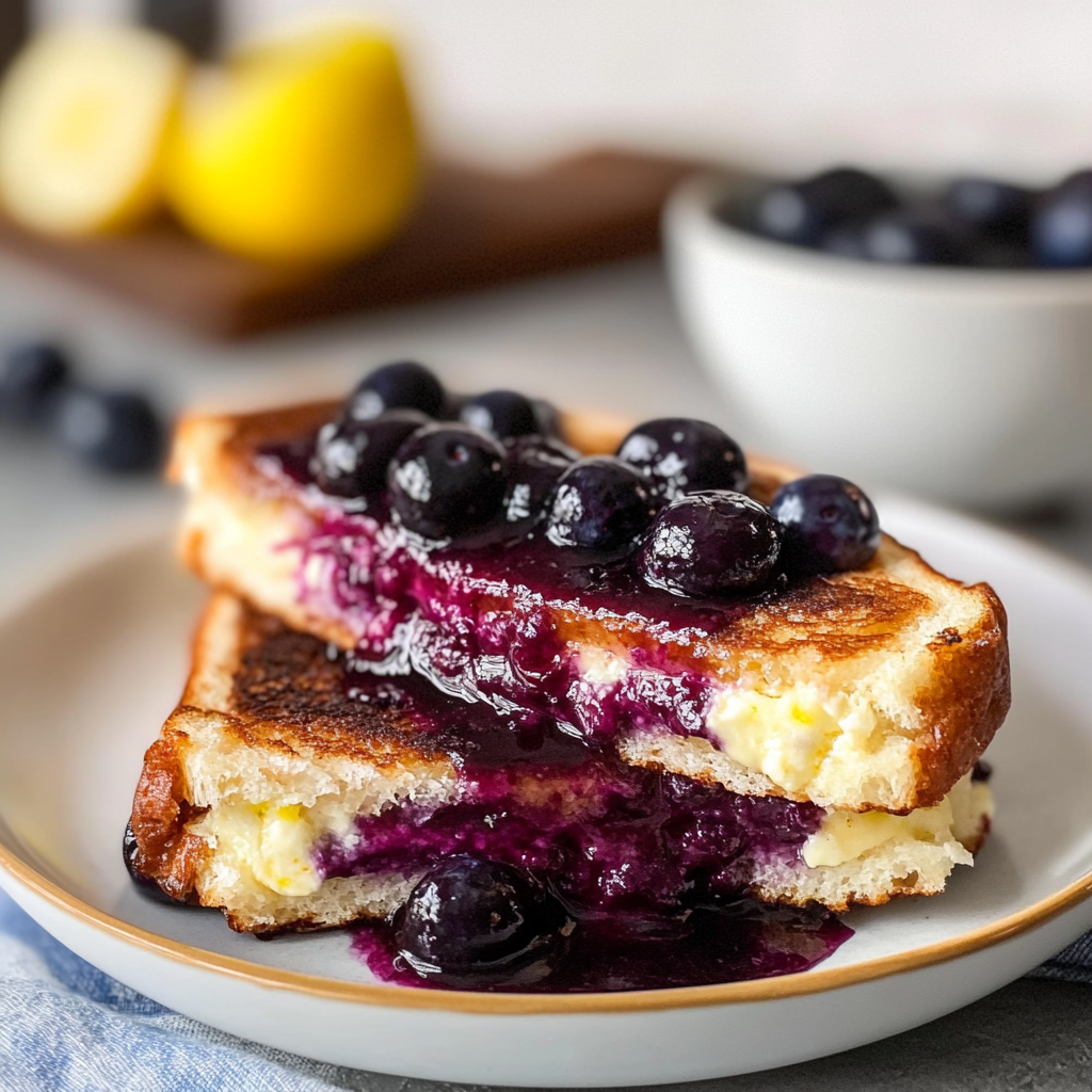 Blueberry Stuffed French Toast