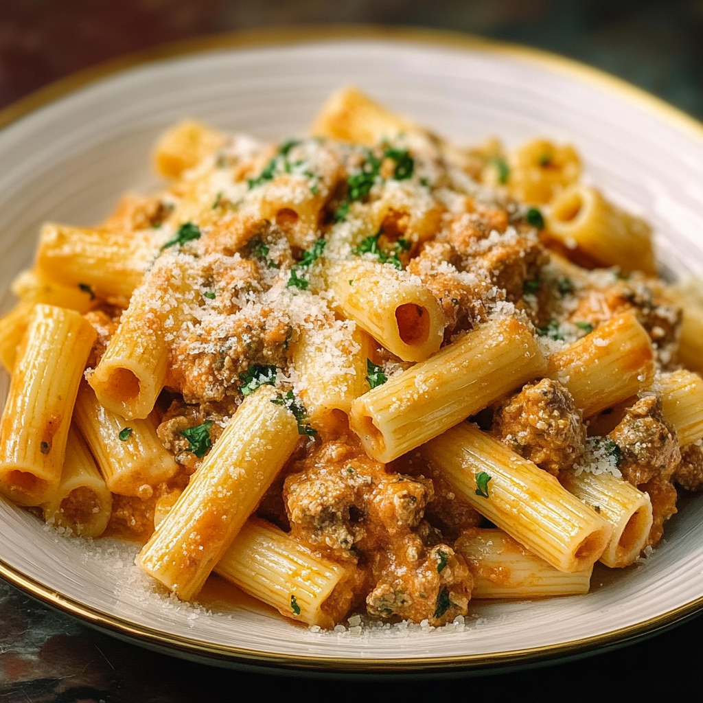 Boursin Cheese Rigatoni