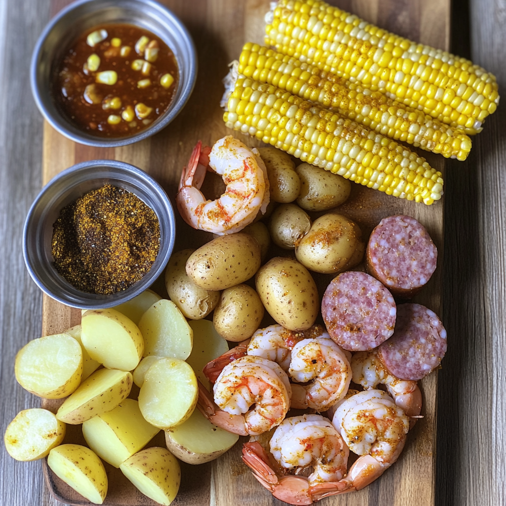 Cajun Oven Baked Shrimp Boil 19 Cajun Oven Baked Shrimp Boil ingredients