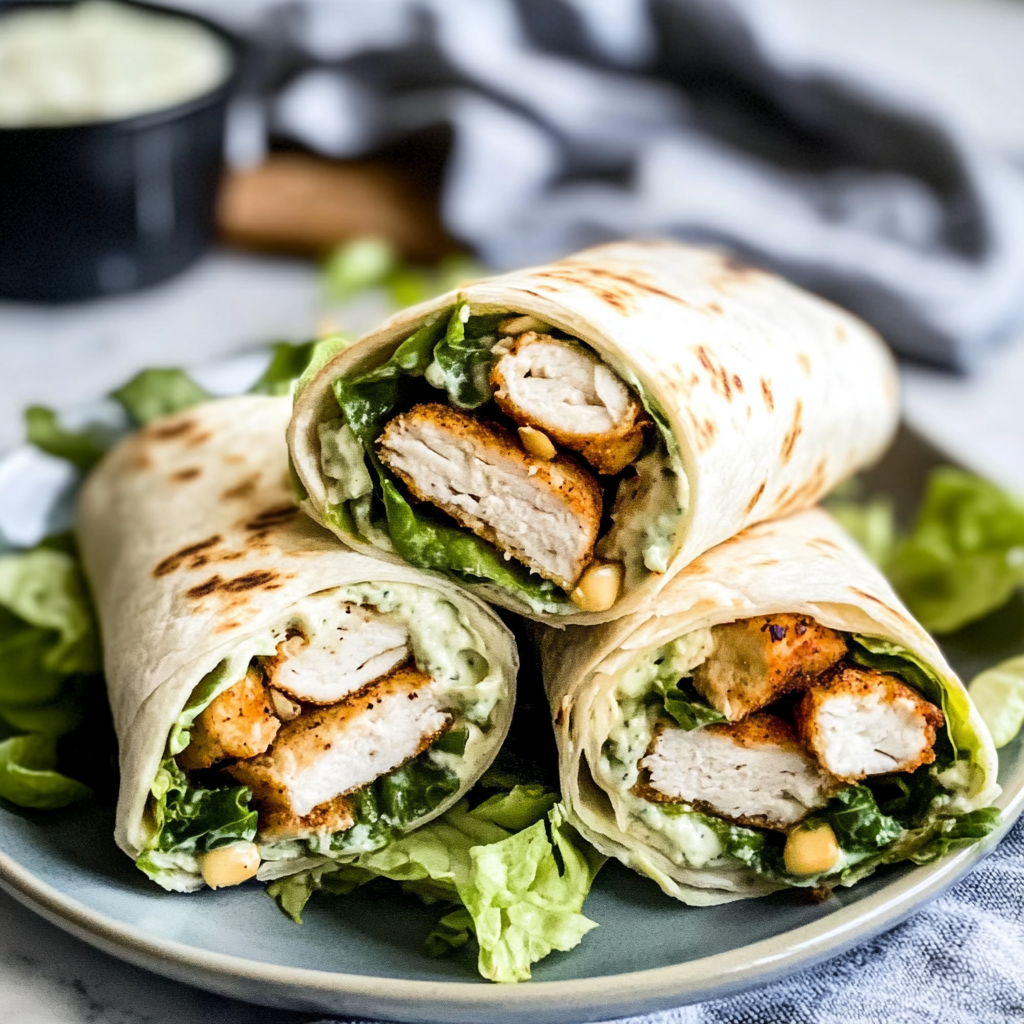Chicken Caesar Wraps 1