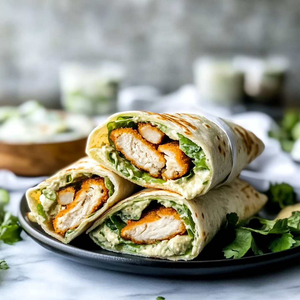 Chicken Caesar Wraps