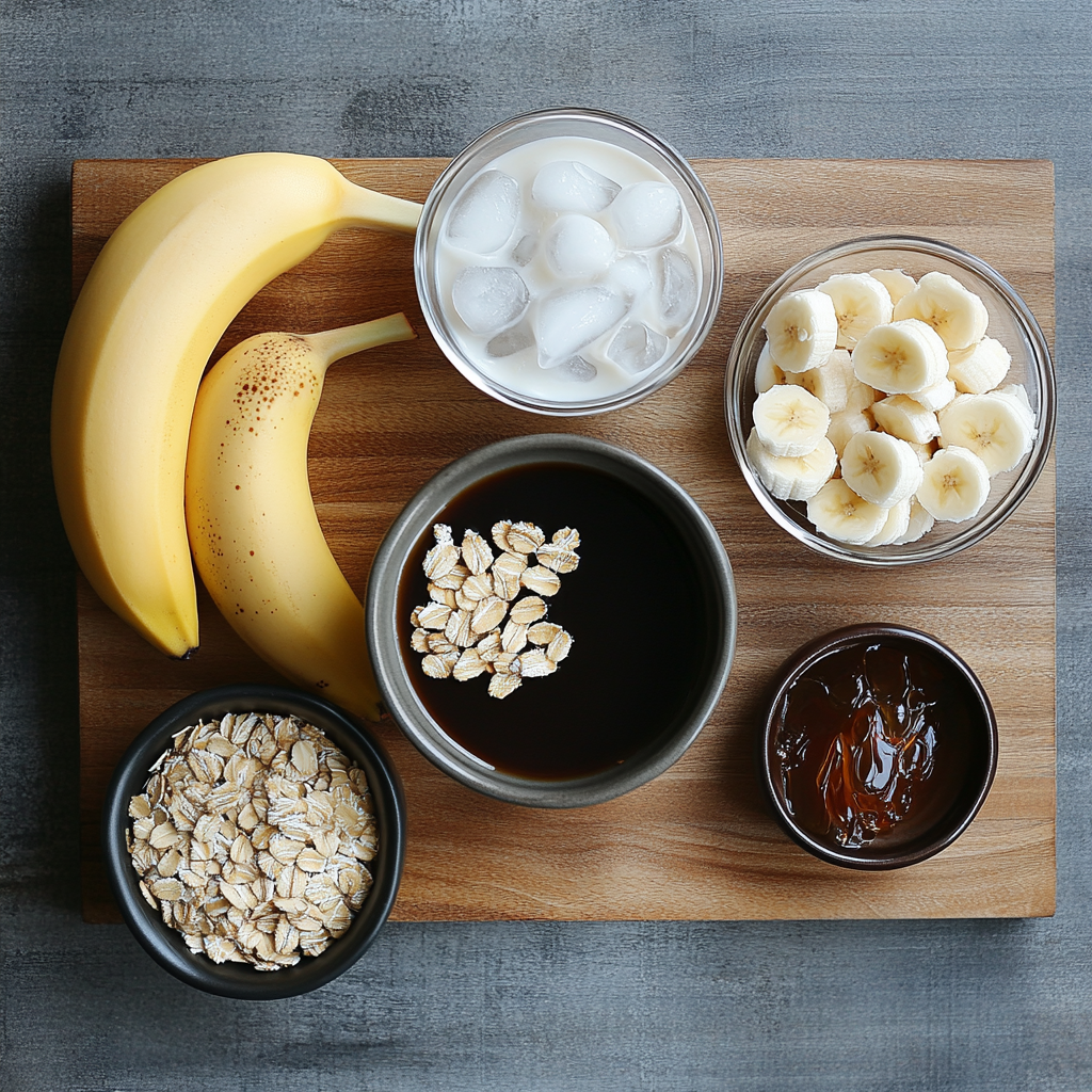Coffee Breakfast Smoothie ingredients