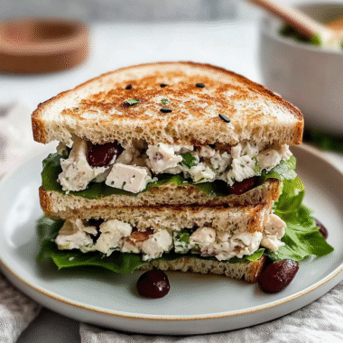 Cottage Cheese Chicken Salad Sandwich 1