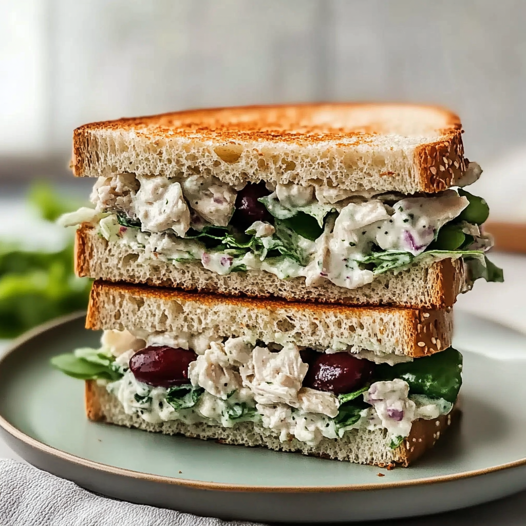 Cottage Cheese Chicken Salad Sandwich