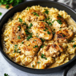 Creamy Dijon Chicken and Orzo 1