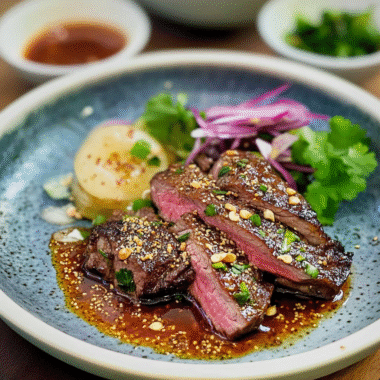 Crying Tiger Beef with Nam Jim Jaew Sauce 1