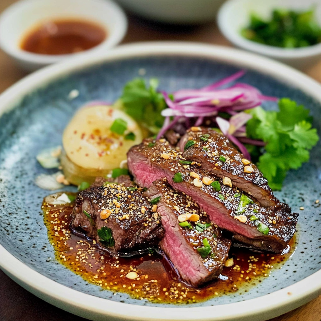 Crying Tiger Beef with Nam Jim Jaew Sauce 1