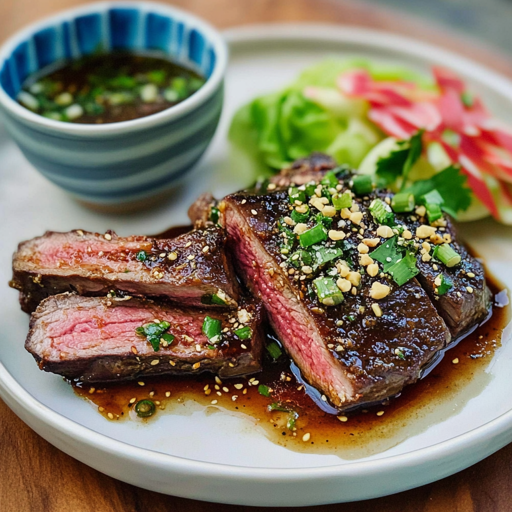 Crying Tiger Beef with Nam Jim Jaew Sauce