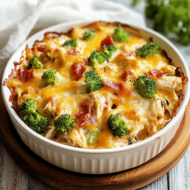 Easy Low Carb Chicken Casserole 1