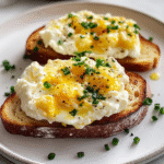 Egg Ricotta Toast 1