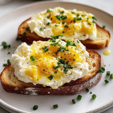 Egg Ricotta Toast 1