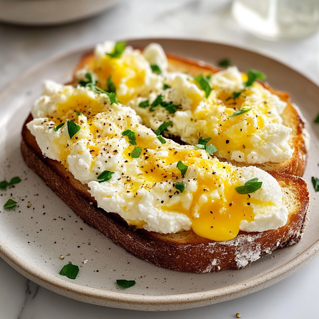 Egg & Ricotta Toast