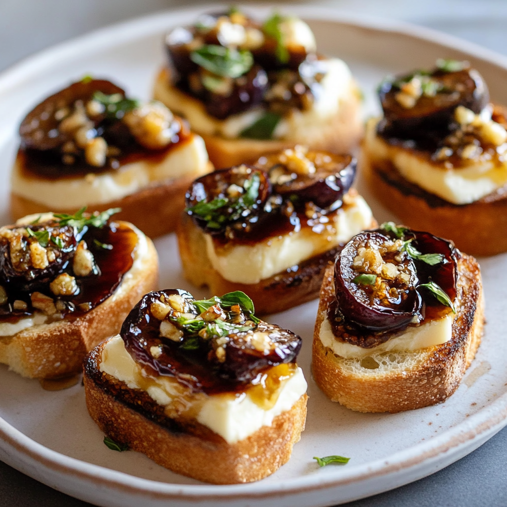 Fig & Brie Crostini