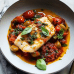 Flaky Fish Puttanesca 1