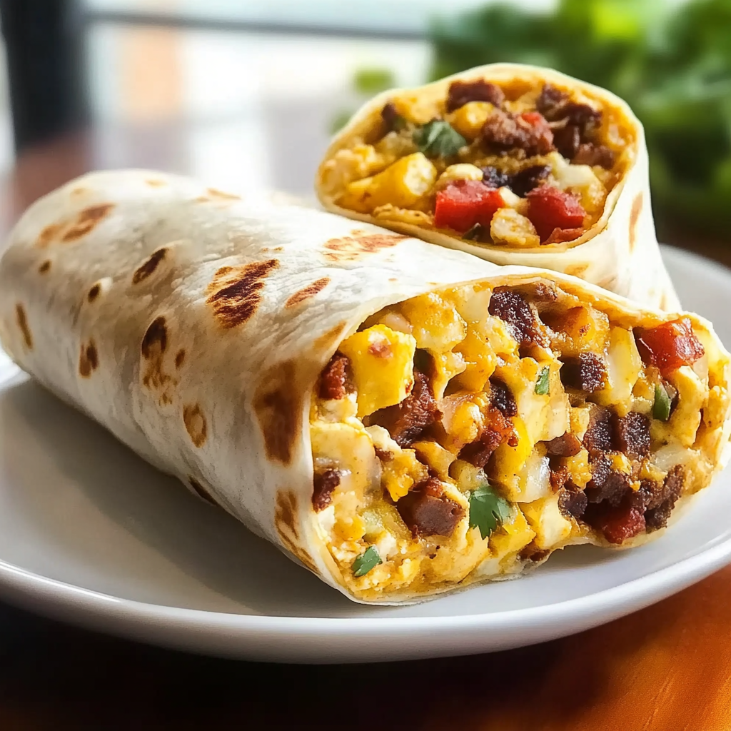Freezer Breakfast Burritos