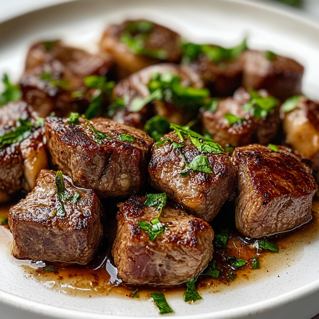 Garlic Butter Steak Bites 1