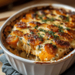 Garlic Scalloped Sweet Potatoes 1