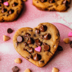 Heart Shaped Chocolate Chip Cookies 2