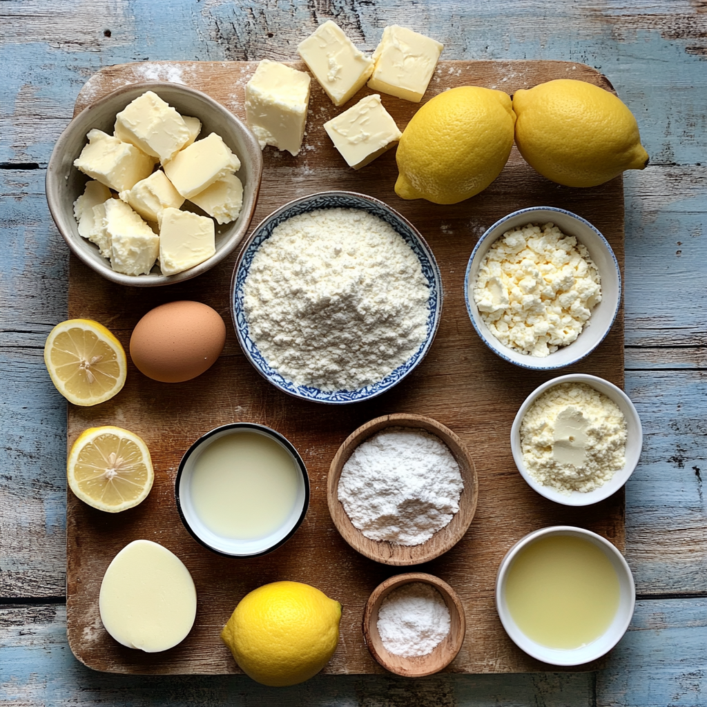 Lemon Cream Cheese Stuffed Pancake Rolls ingredients