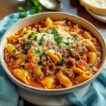 Loaded Taco Pasta Soup 1