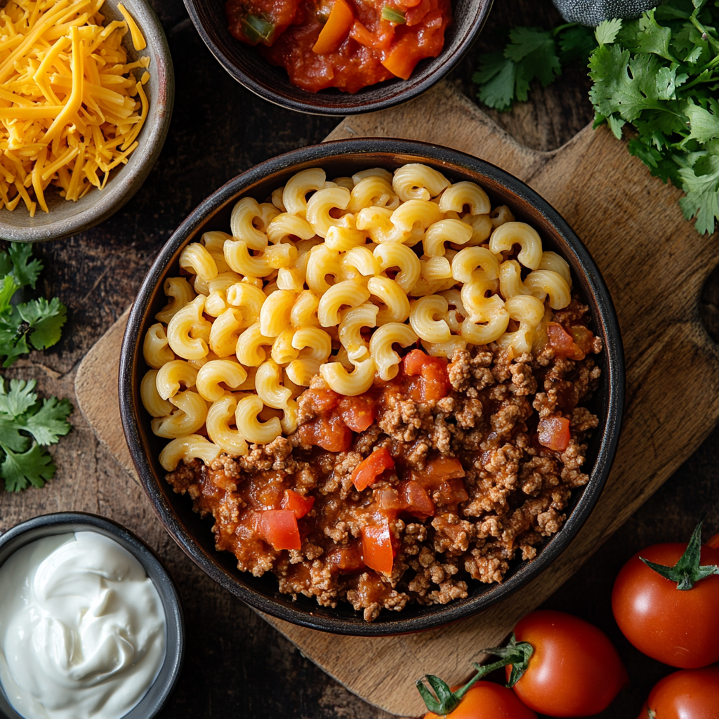 Loaded Taco Pasta Soup 20 Loaded Taco Pasta Soup ingredients