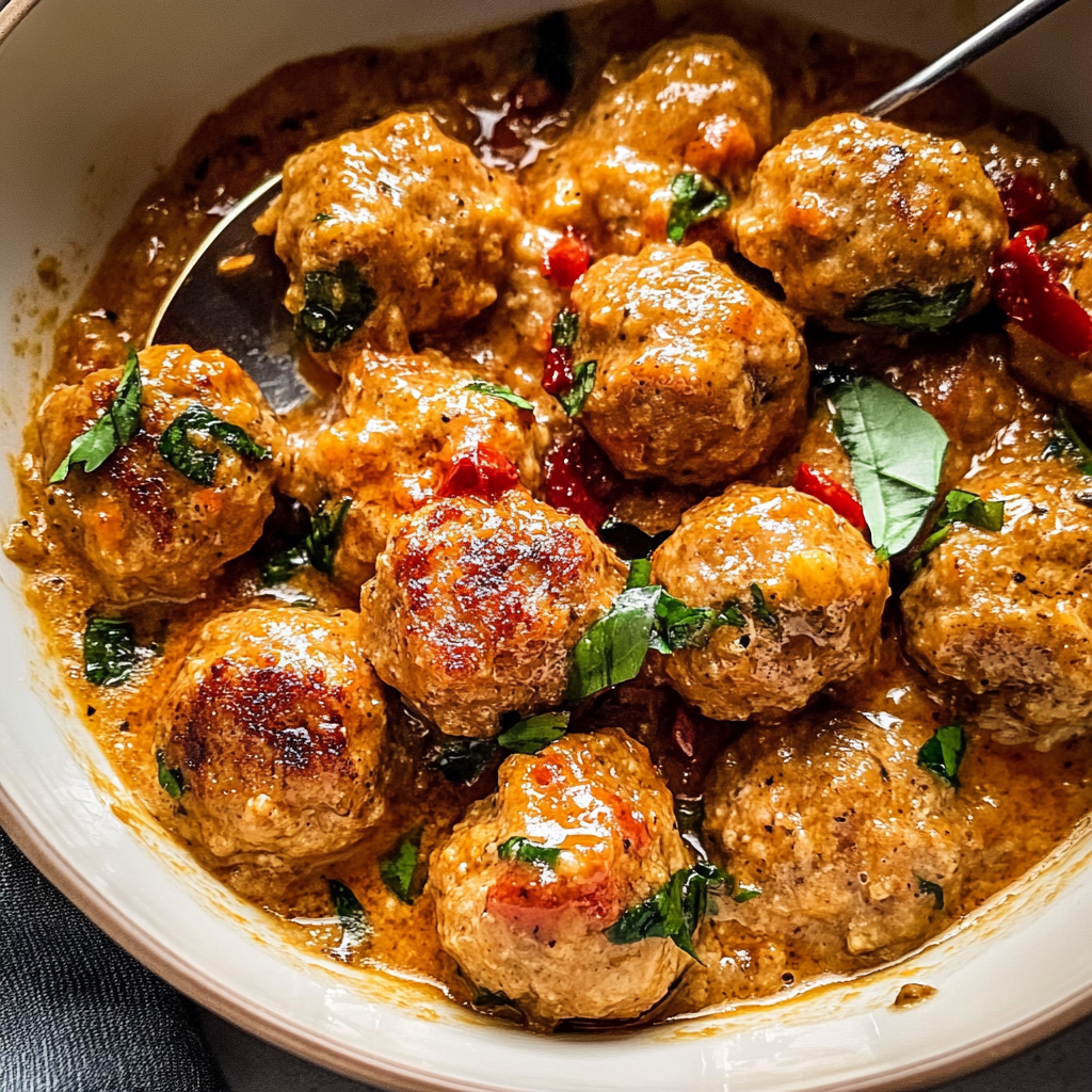 Marry Me Chicken Meatballs 1