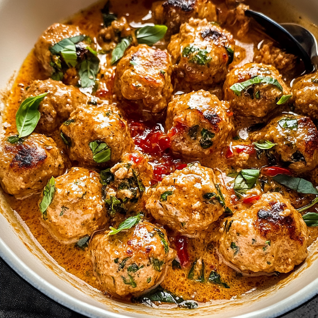 Marry Me Chicken Meatballs