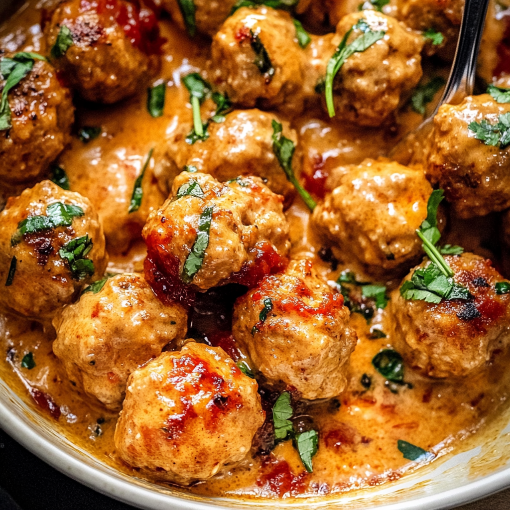 Marry Me Chicken Meatballs