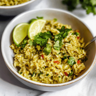 Mexican Green Rice 1