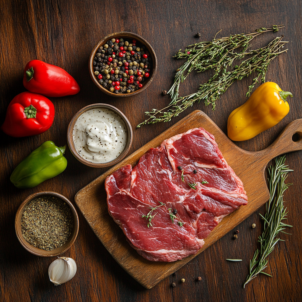 Mississippi Pot Roast ingredients