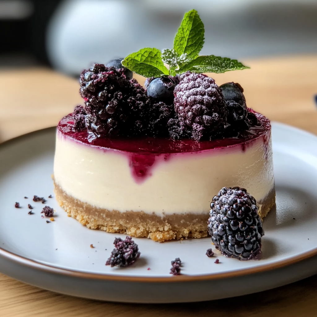 Mulberry Earl Grey Cheesecake 1