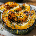 Parmesan Herb Roasted Acorn Squash 1