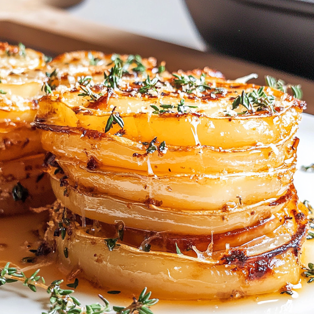 Parmesan Potato Stacks