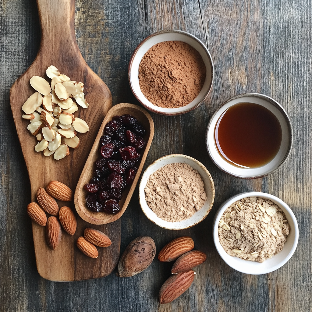 Protein Bars with Almond Flour 2 Protein Bars with Almond Flour ingredients