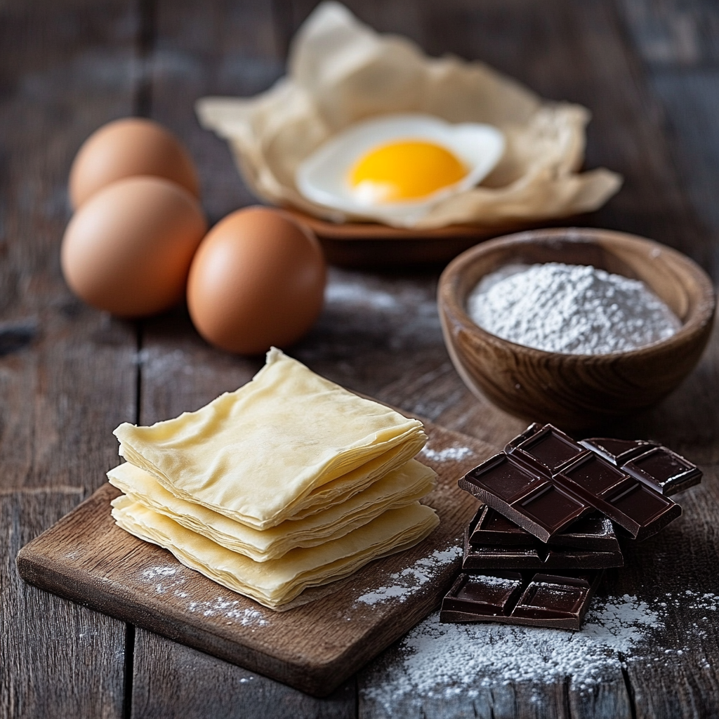 Puff Pastry Chocolate Hearts 19 Puff Pastry Chocolate Hearts ingredients