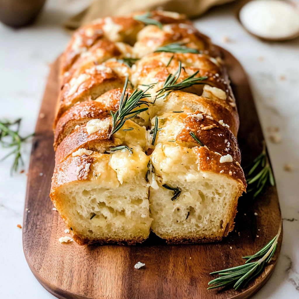 Rosemary Garlic Pull Apart Bread