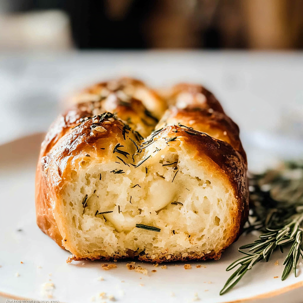 Rosemary Garlic Pull Apart Bread