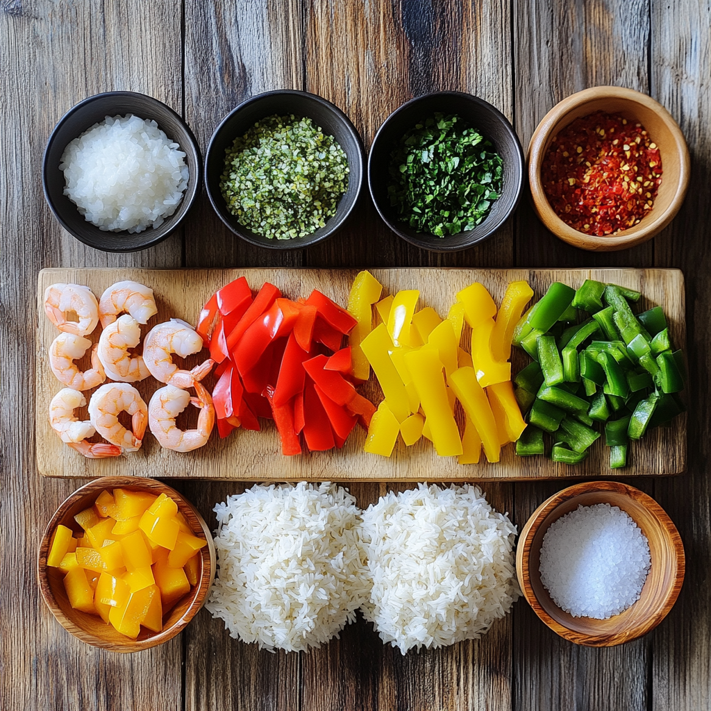 Shrimp Dirty Rice ingredients