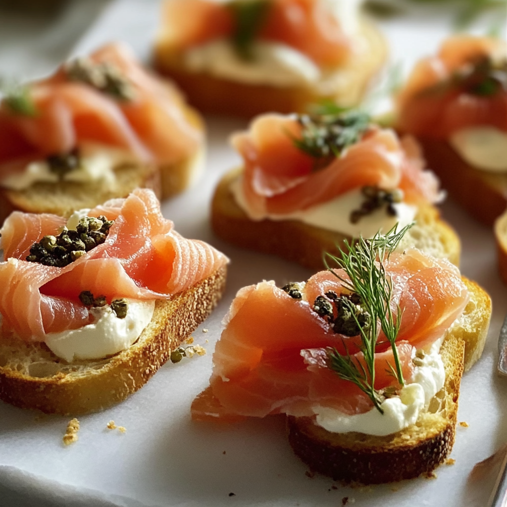 Smoked Salmon Crostini 1
