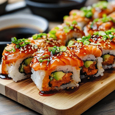 Spicy Salmon Sushi Bake 1
