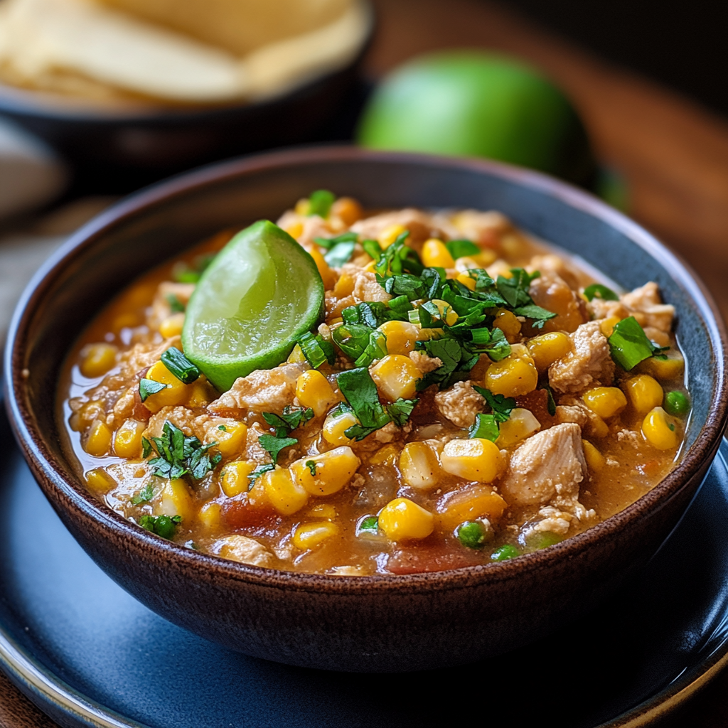 Street Corn Chicken Chili 1