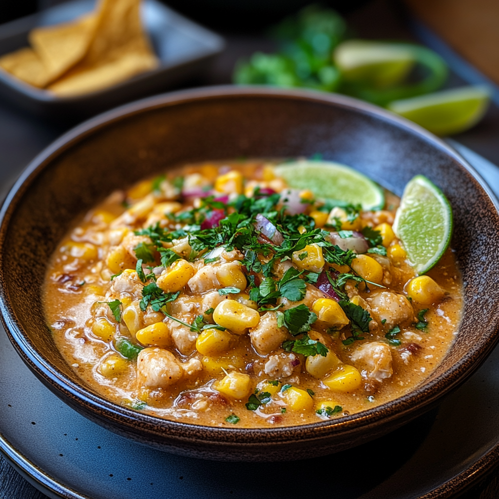 Street Corn Chicken Chili