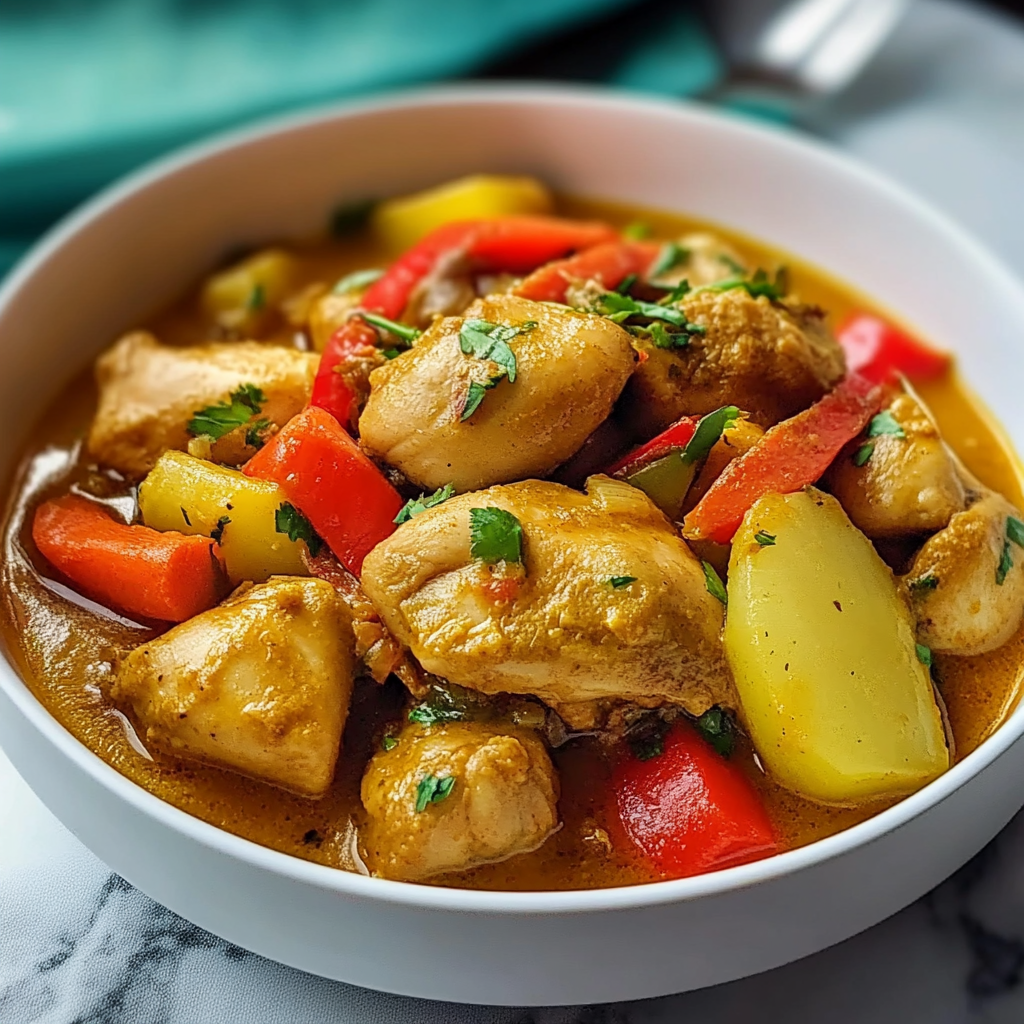 Tasty Filipino Style Chicken Curry