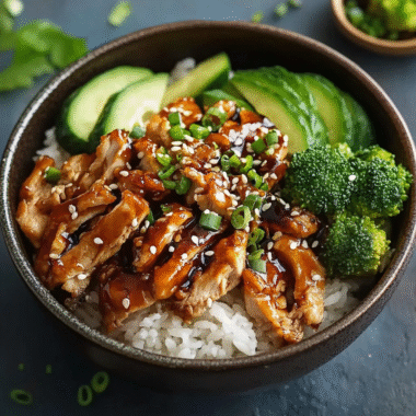 Teriyaki Chicken Rice Bowl 1