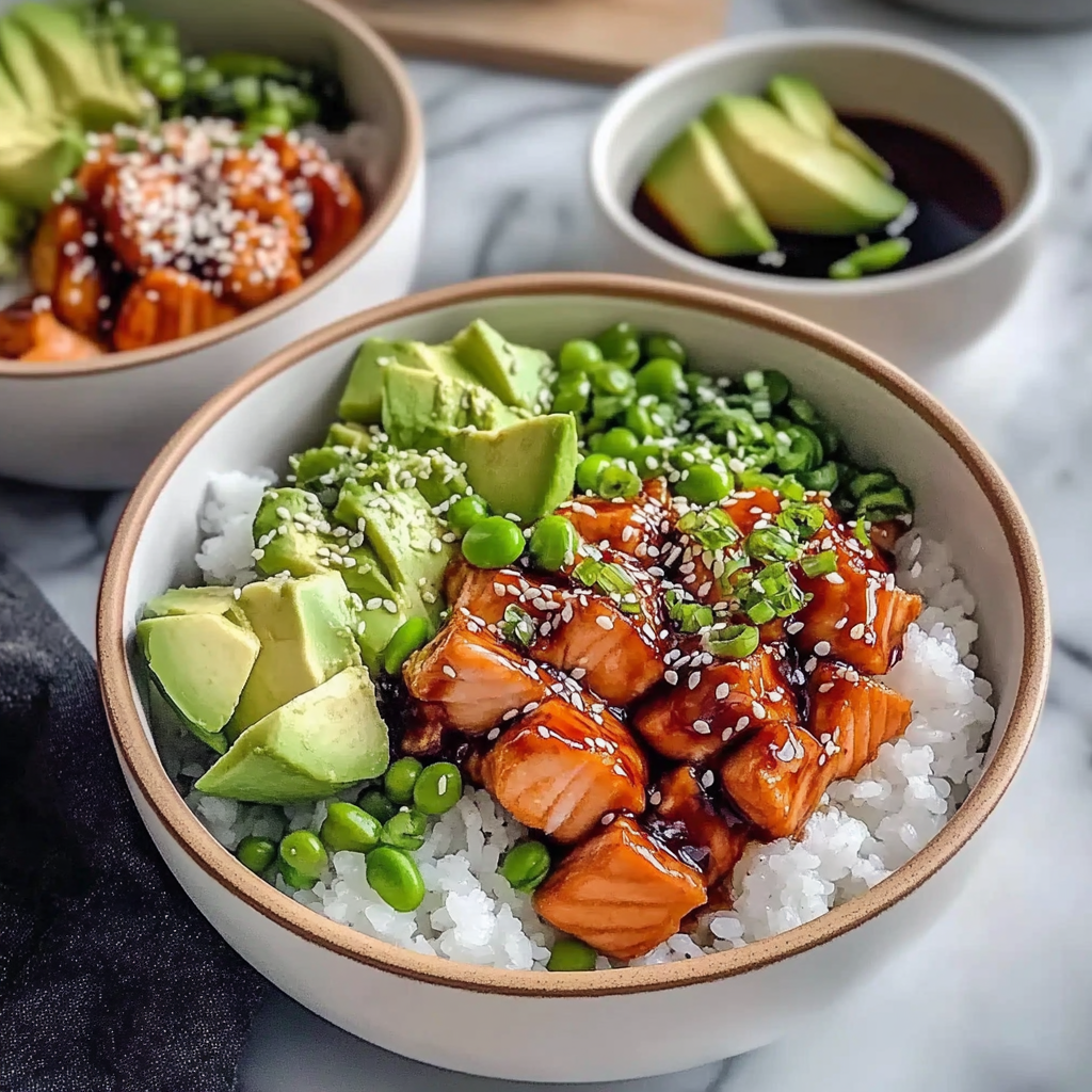 Teriyaki Salmon Sushi Bowl 21 Teriyaki Salmon Sushi Bowl