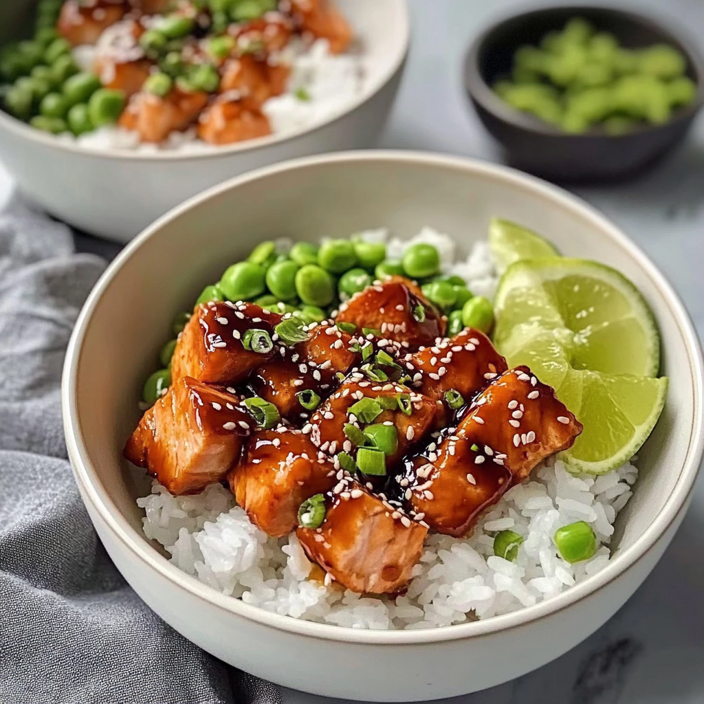 Teriyaki Salmon Sushi Bowl 22 Teriyaki Salmon Sushi Bowl