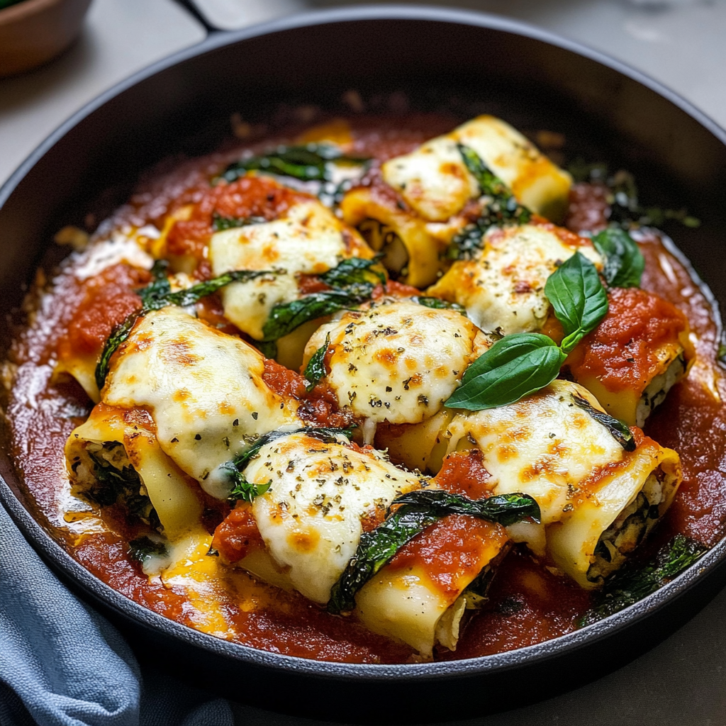 Three Cheese Zucchini Rollatini