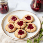 Valentine Jam Heart Thumbprint Cookies 1