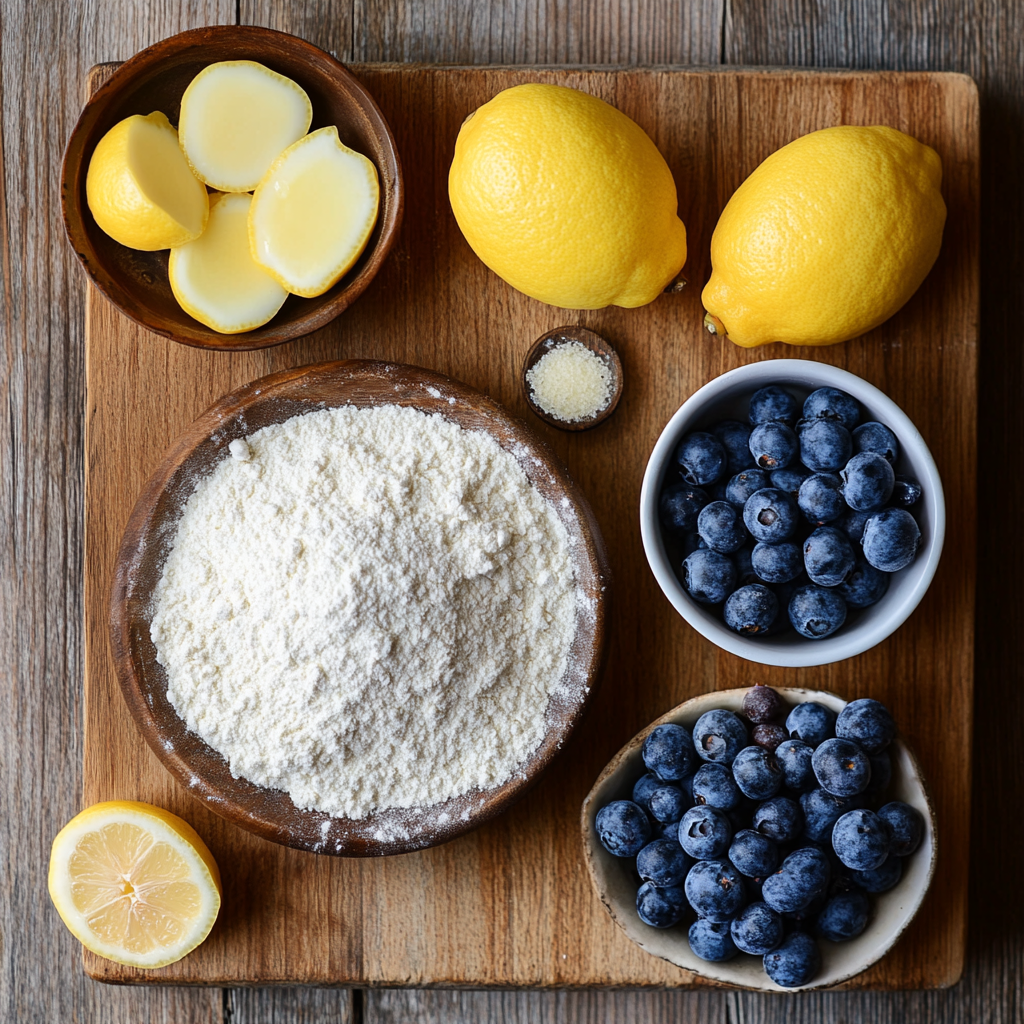 Valentine’s Blueberry Cake with Lemon 22 Valentine’s Blueberry Cake with Lemon ingredients