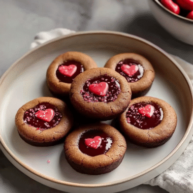 Valentines Decadent Chocolate Cherry Cookies 1